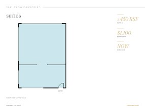 2641 Crow Canyon Rd, San Ramon, CA for lease Floor Plan- Image 1 of 1