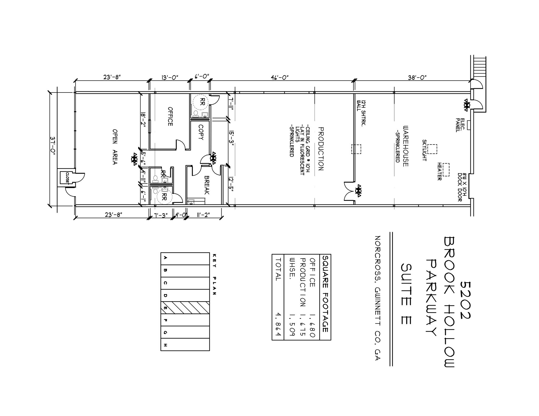 5172 Brook Hollow Pkwy, Norcross, GA for lease Site Plan- Image 1 of 1