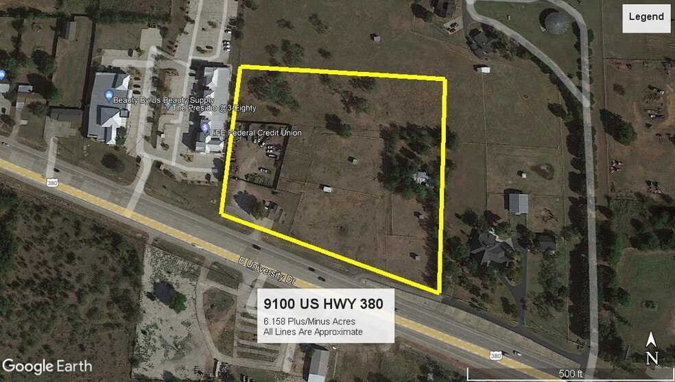 9100 US HWY 380, Cross Roads, TX for sale - Aerial - Image 1 of 6