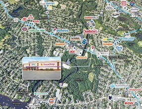 275 Warwick Ave, Cranston, RI - AERIAL  map view