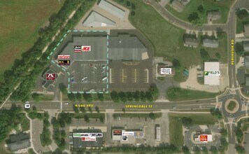 1200 Springdale St, Mount Horeb, WI - AERIAL  map view - Image1