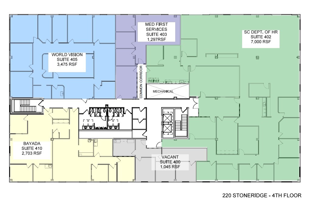 220 Stoneridge Dr, Columbia, SC for lease Floor Plan- Image 1 of 1