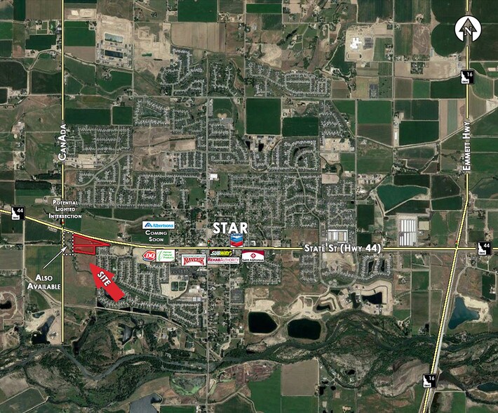 12457 W State St, Star, ID for sale - Aerial - Image 1 of 1