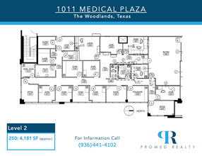 1011 Medical Plaza, The Woodlands, TX for lease Floor Plan- Image 1 of 1