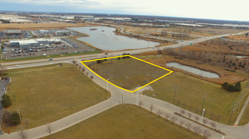 Lot 17 Garden Way, North Aurora, IL for sale - Aerial - Image 1 of 3