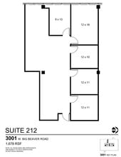 3155 W Big Beaver Rd, Troy, MI for lease Floor Plan- Image 1 of 1