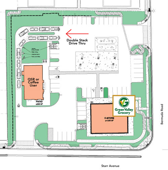 Starr Ave & Bermuda Rd, Las Vegas, NV for lease - Site Plan - Image 2 of 4