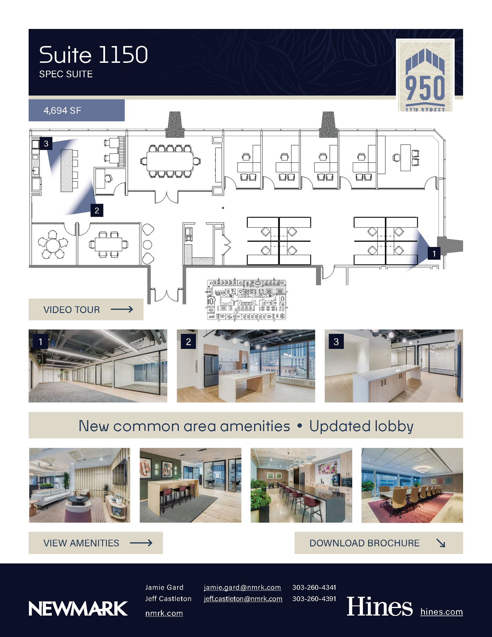 950 17th St, Denver, CO for lease Floor Plan- Image 1 of 1