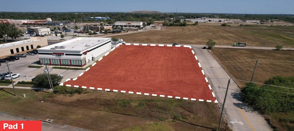 Sec Hwy 6 and Hwy 35 Loop Bypass, Alvin, TX for sale - Aerial - Image 2 of 6