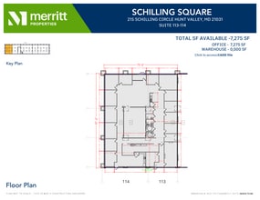 215 Schilling Cir, Hunt Valley, MD for lease Floor Plan- Image 1 of 1