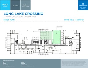 1441 W Long Lake Rd, Troy, MI for lease Site Plan- Image 2 of 3