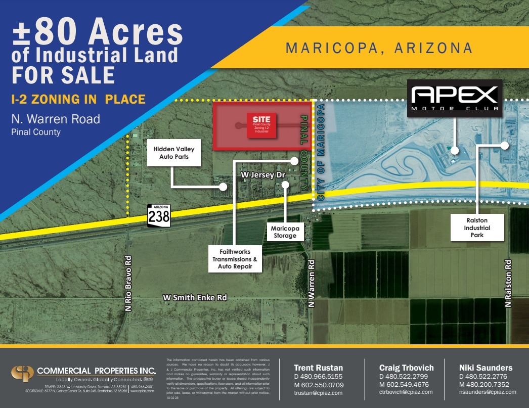 N Warren Rd, Maricopa, AZ 85139 - Land for Sale | LoopNet