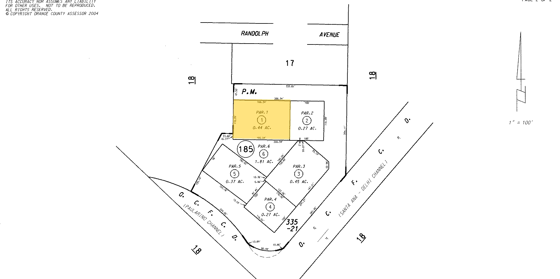 2900 Bristol St, Costa Mesa, CA for sale Plat Map- Image 1 of 1