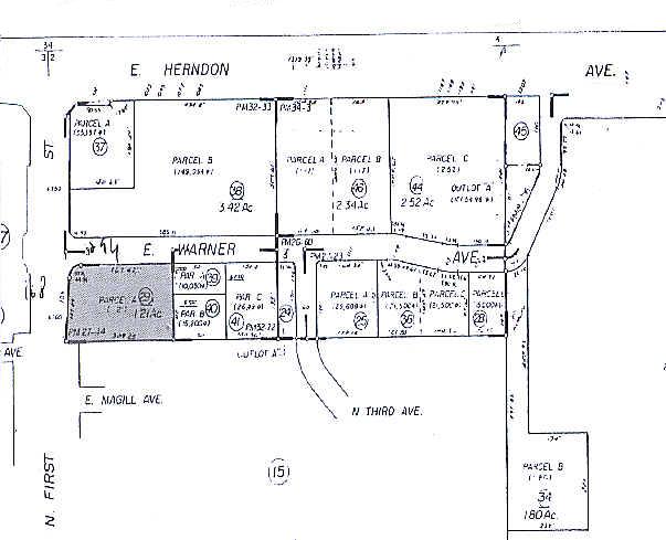 6700 N 1st St, Fresno, CA for sale - Plat Map - Image 2 of 2