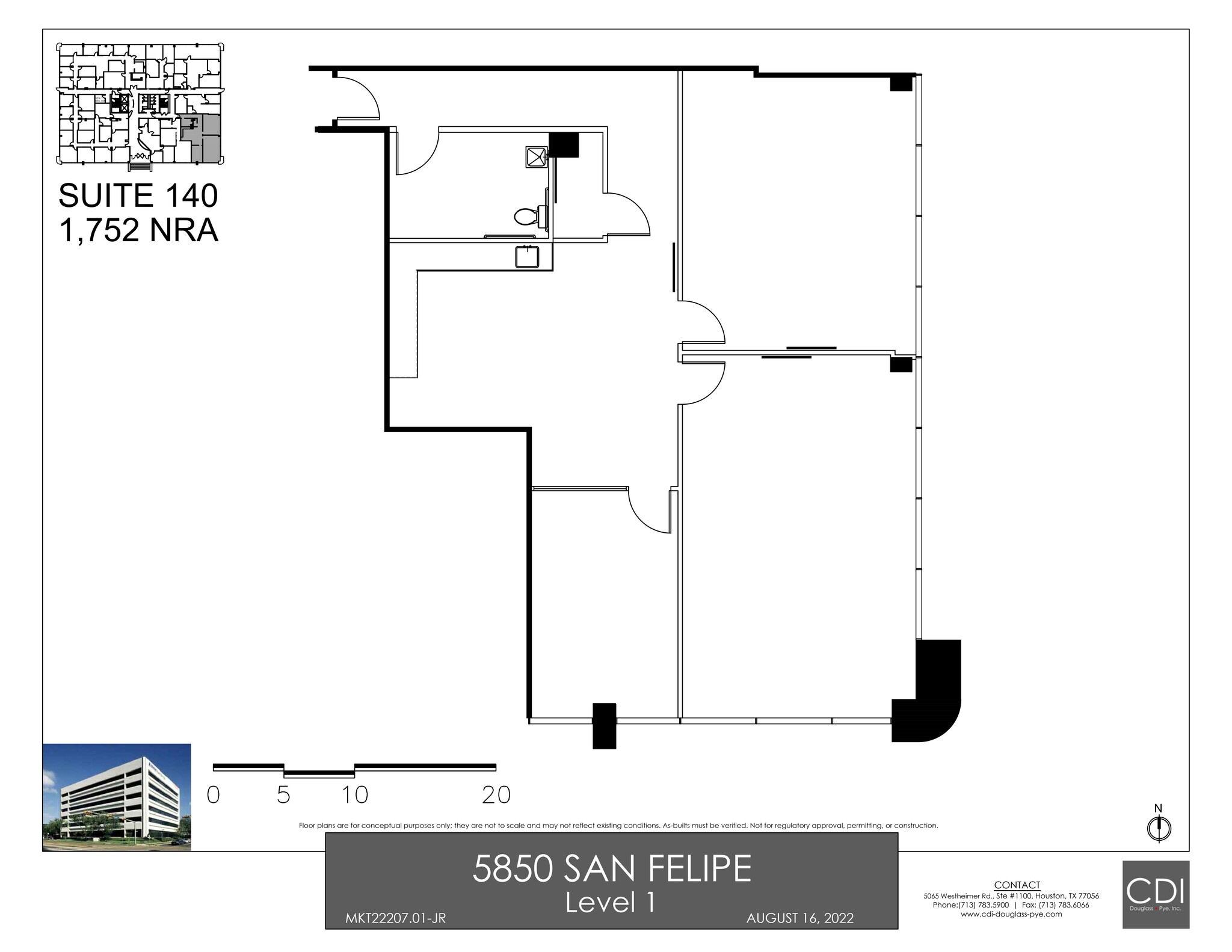 5850 San Felipe St, Houston, TX for lease Site Plan- Image 1 of 1