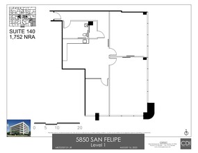 5850 San Felipe St, Houston, TX for lease Site Plan- Image 1 of 1