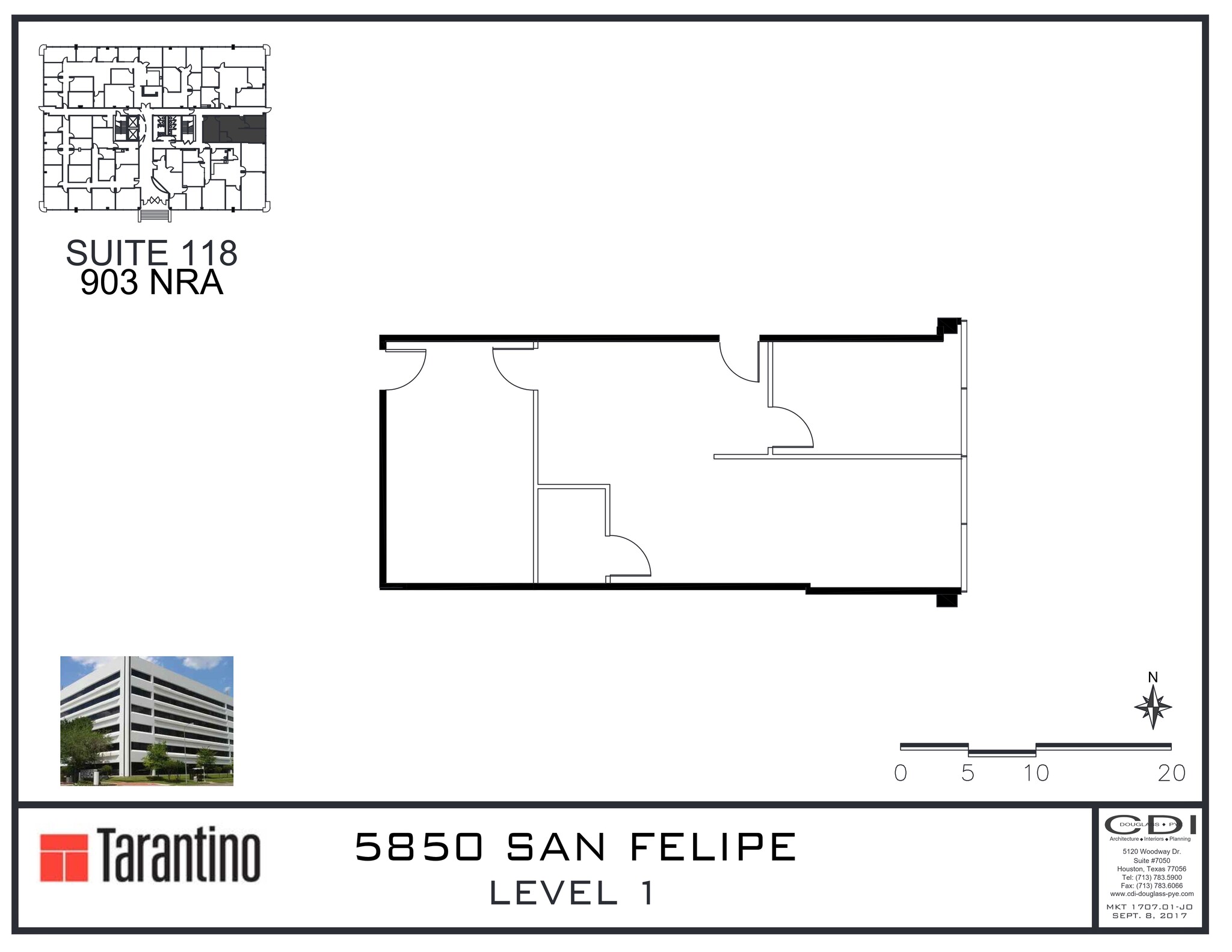 5850 San Felipe St, Houston, TX for lease Site Plan- Image 1 of 1