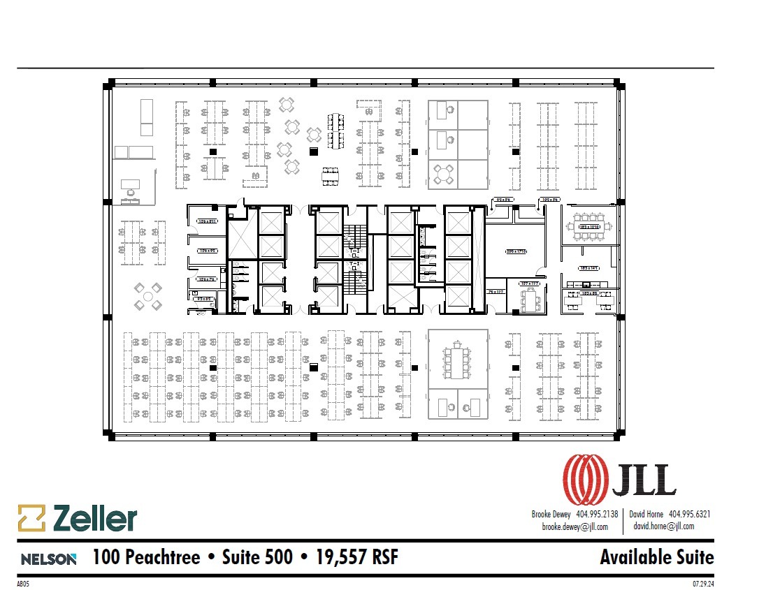 100 Peachtree St NW, Atlanta, GA for lease Floor Plan- Image 1 of 1