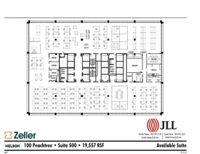 100 Peachtree St NW, Atlanta, GA for lease Floor Plan- Image 1 of 1