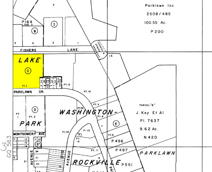 5630 Fishers Ln, Rockville, MD for lease - Plat Map - Image 3 of 5