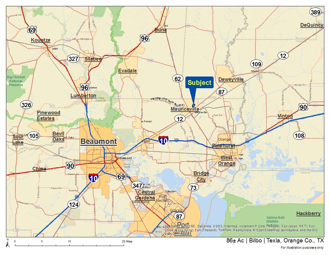 Highway 12, Mauriceville, TX 77632