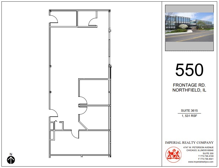 540-550 W Frontage Rd, Northfield, IL for lease Floor Plan- Image 1 of 1