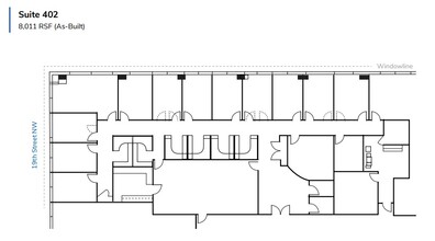 1111 19th St NW, Washington, DC for lease Floor Plan- Image 1 of 1