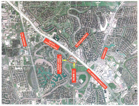 15400 Southwest Fwy, Sugar Land, TX - aerial  map view