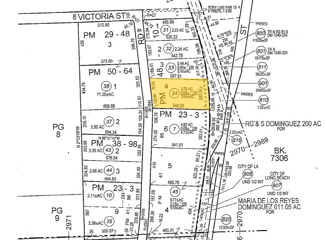 18700 Laurel Park Rd, Rancho Dominguez, CA for lease - Plat Map - Image 3 of 4