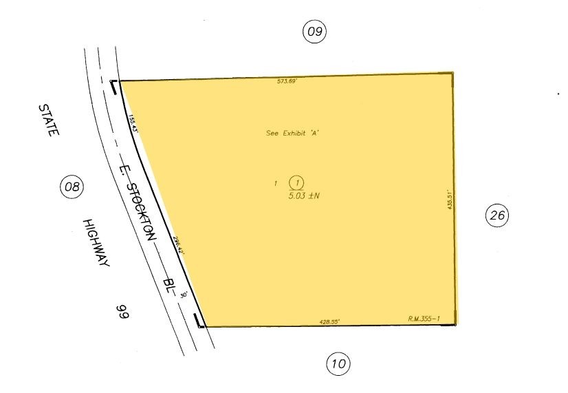 9381 E Stockton Blvd, Elk Grove, CA for sale - Plat Map - Image 3 of 17