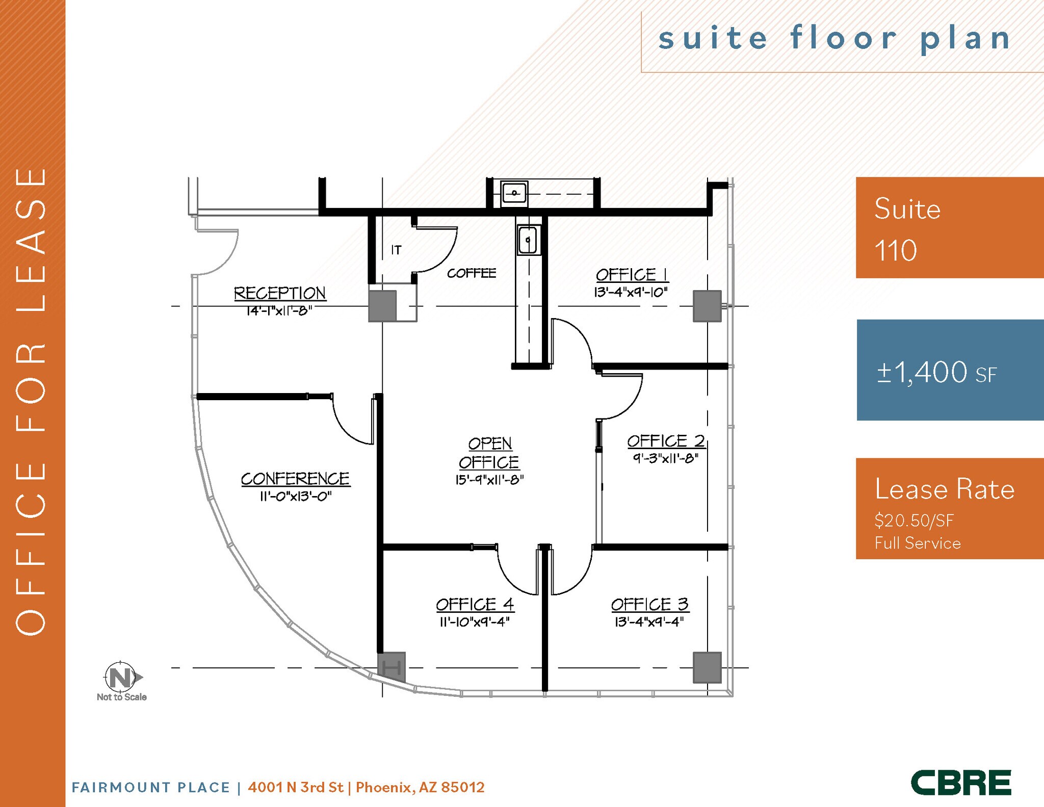 4001 N 3rd St, Phoenix, AZ for sale Floor Plan- Image 1 of 1