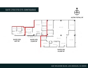 4221 Wilshire Blvd, Los Angeles, CA for lease Floor Plan- Image 2 of 2