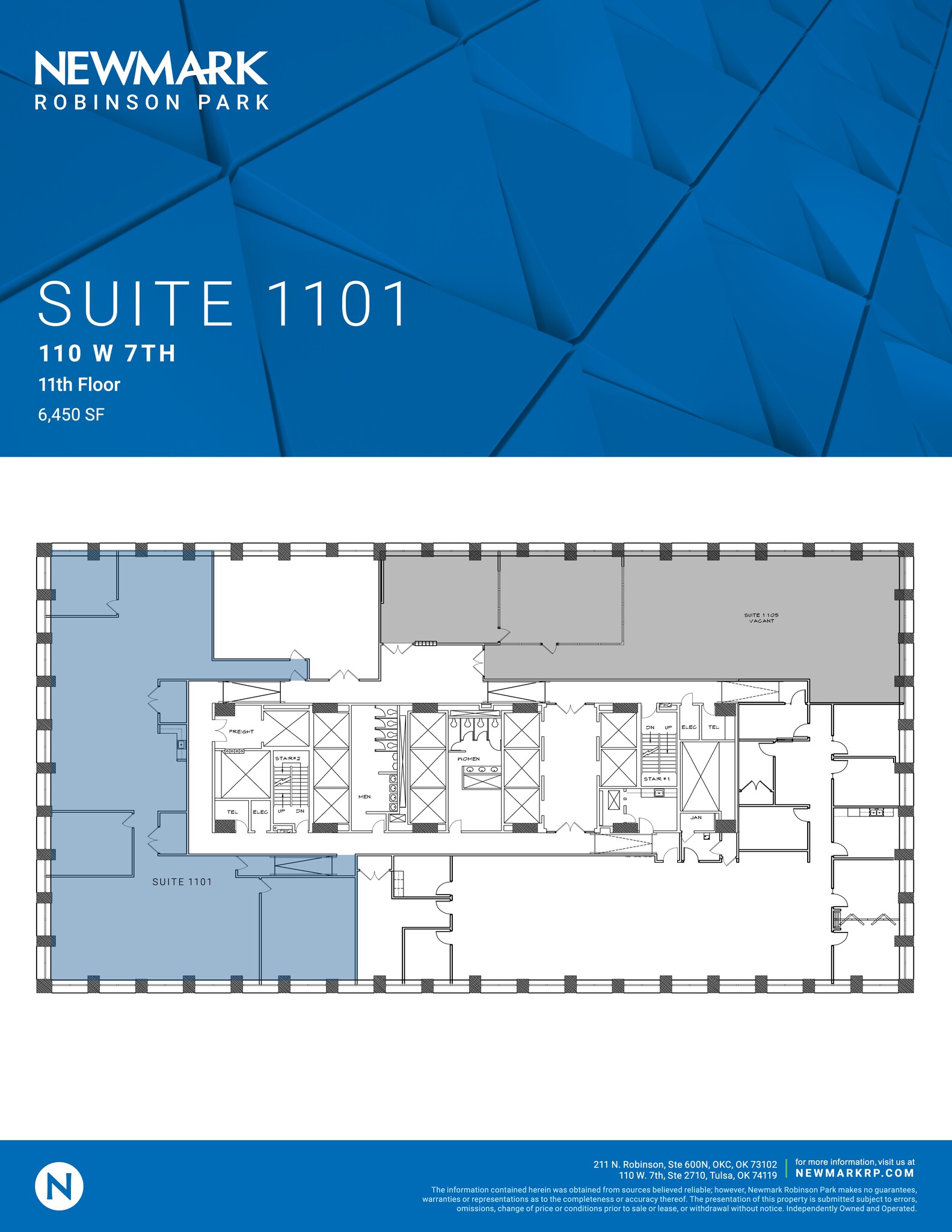 110 W 7th St S, Tulsa, OK for lease Site Plan- Image 1 of 1