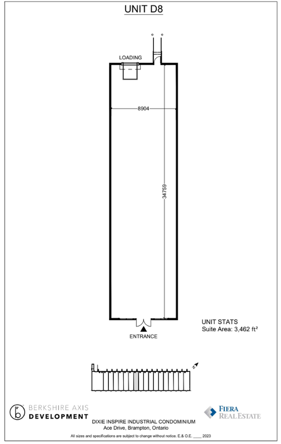 Ace Dr, Brampton, ON L6R 0A9 - Unit D8 -  - Floor Plan - Image 1 of 1