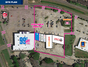 4100-4130 Fairmont Pky, Pasadena, TX - aerial  map view - Image1