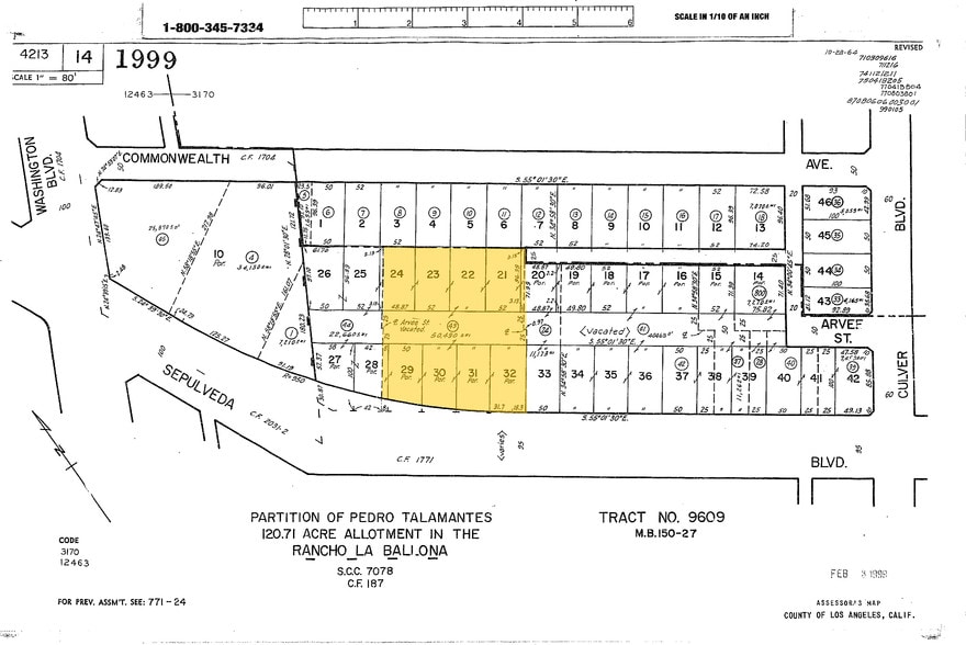 4200 Sepulveda Blvd, Culver City, CA for lease - Plat Map - Image 2 of 72