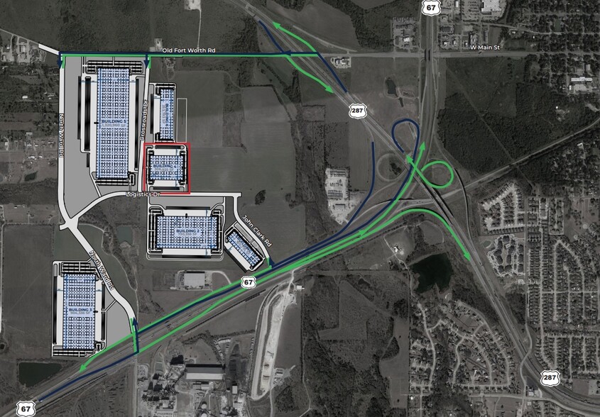 620 Crossroads Dr, Midlothian, TX for lease - Site Plan - Image 3 of 3