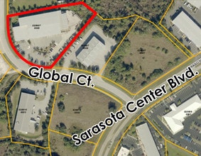 1451 Global Ct, Sarasota, FL - AERIAL  map view