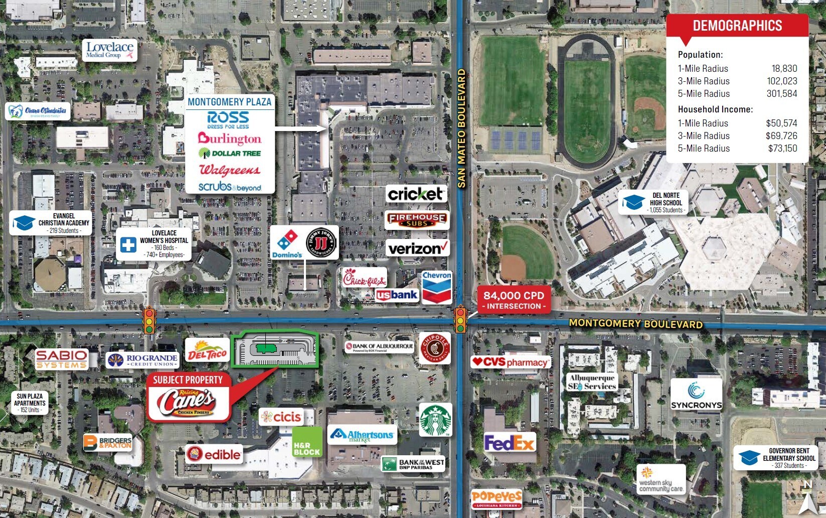 4800 Montgomery Blvd NE, Albuquerque, NM 87109 Raising Cane's