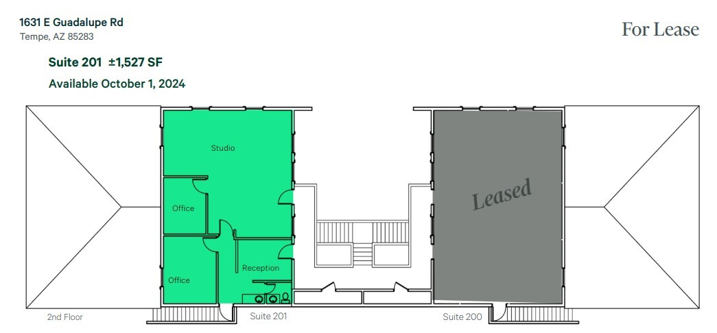 1631 E Guadalupe Rd, Tempe, AZ for lease Floor Plan- Image 1 of 3