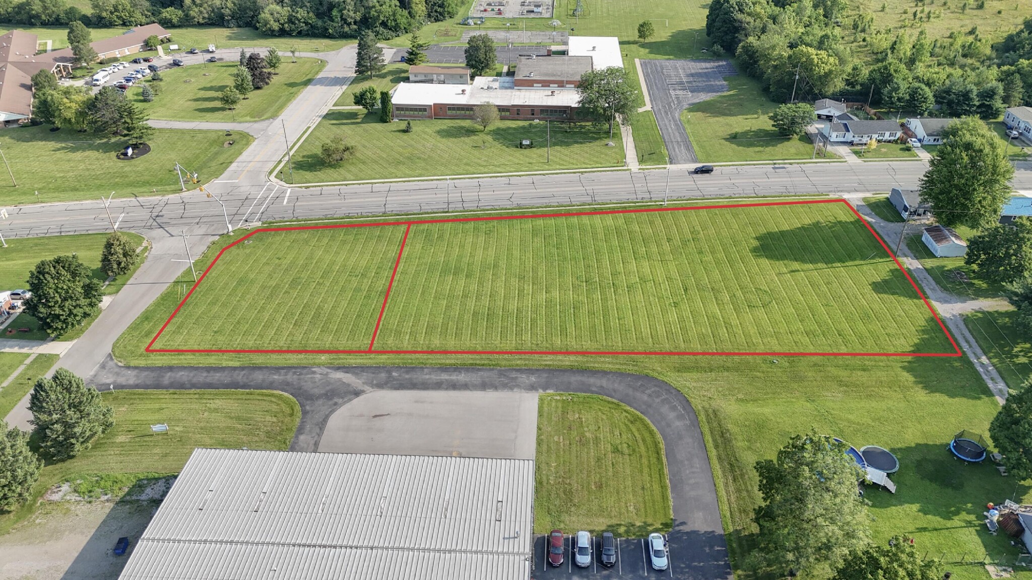 School Rd, Bellefontaine, OH for sale Aerial- Image 1 of 4