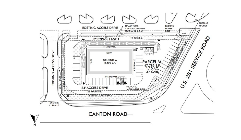 Highway 281 & Canton Rd, Edinburg, TX for lease - Site Plan - Image 3 of 3