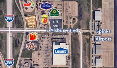 253 Alsbury Blvd, Burleson, TX - AERIAL  map view