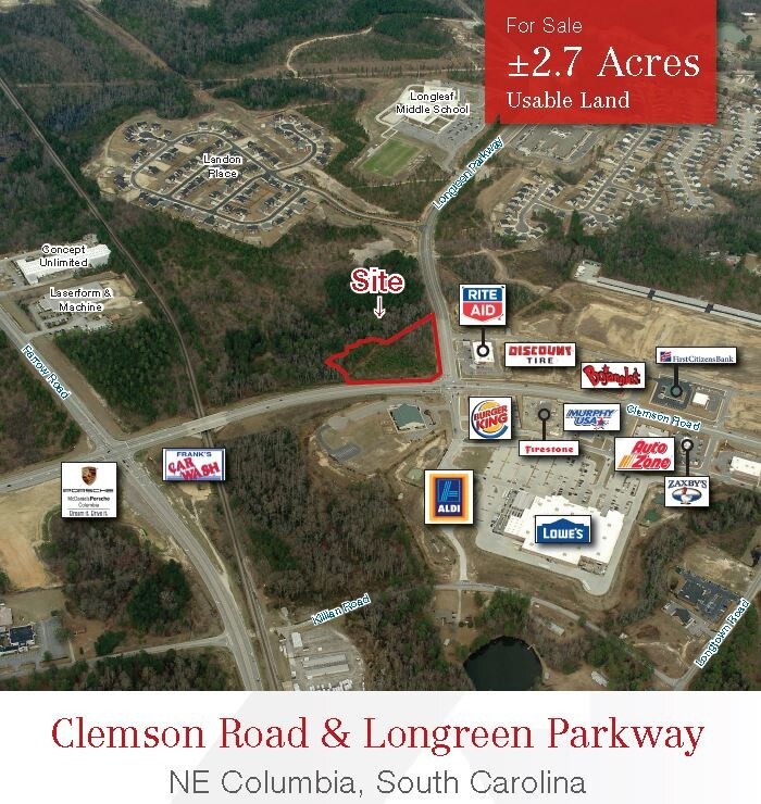 Clemson Rd, Blythewood, SC for sale Aerial- Image 1 of 1