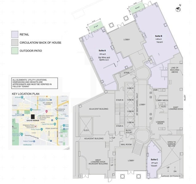 1212 New York Ave NW, Washington, DC for lease Floor Plan- Image 1 of 1