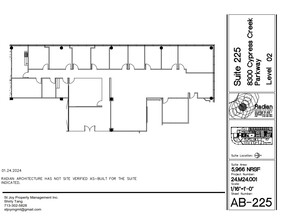 8300 Cypress Creek Pky, Houston, TX for lease Floor Plan- Image 1 of 1