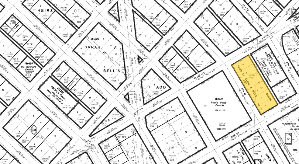 1600 7th Ave, Seattle, WA for lease - Plat Map - Image 2 of 24