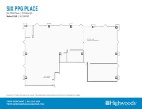 1 PPG Pl, Pittsburgh, PA for lease Site Plan- Image 1 of 1