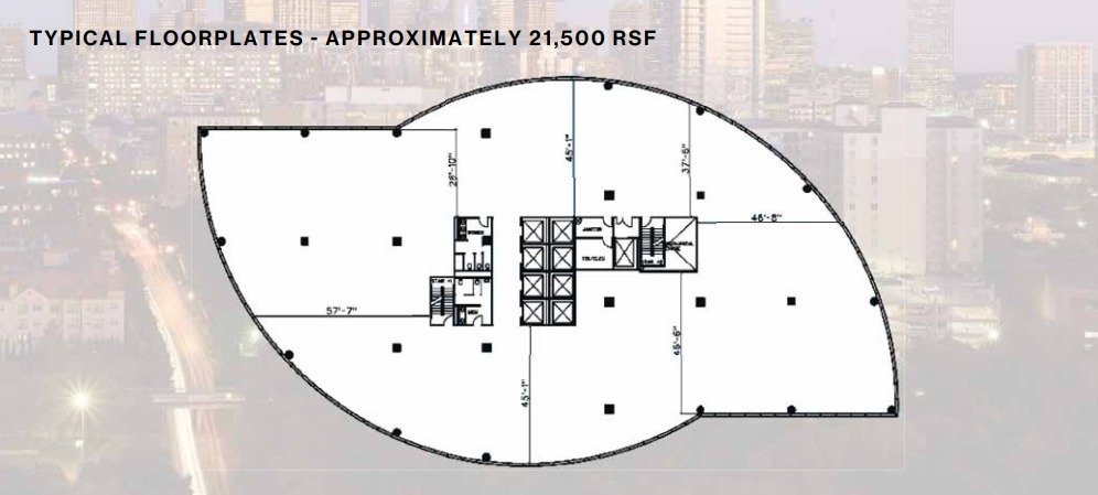 3500 Maple Ave, Dallas, TX for lease Typical Floor Plan- Image 1 of 1