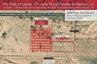 More details for Hanna Rd & Palomas Dr, Casa Grande, AZ - Land for Sale
